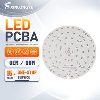 Vente en gros de bandes LED rondes 24V SMD avec assemblage de circuits imprimés LED, certifiées ISO9001, garantie 3-5 ans, fournisseur de cartes PCBA LED