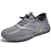 Chaussures aquatiques en maille à séchage rapide pour hommes, OEM ODM, vente en gros, à enfiler rapidement, pour la plage, la randonnée, antidérapantes, légères, baskets de marche