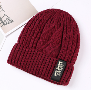 Gorro tejido <span class=keywords><strong>de</strong></span> <span class=keywords><strong>lana</strong></span> estilo invierno y otoño para <span class=keywords><strong>hombre</strong></span> <span class=keywords><strong>con</strong></span> cabeza torcida y <span class=keywords><strong>orejeras</strong></span> cálidas <span class=keywords><strong>Gorros</strong></span> cómodos - Product Image 6