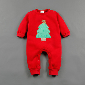 Vêtements pour bébés en gros, tenue de Noël à manches longues, combinaison mignonne pour bébé, hiver - Product Image 5