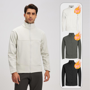 Womens Lightweight Soft <b>Shell</b> Waterproof Windproof For Spring Autumn Mens Custom Embroidered Zipper - Product Image 2