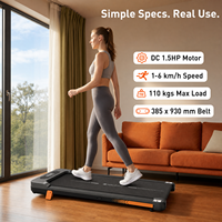 Tapis de marche réglable pour la maison et le bureau, équipement de fitness compact pour la course en intérieur sous le bureau