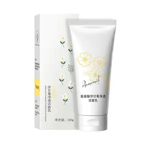 Factory wholesale OEM Chamomile Amino Acid Cleansing Milk for Moisturizing and Moisturizing