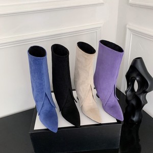 Botines de Mujer con Diseño Personalizado, Botines de Tacón Bajo a la Moda 2025, Botas de Tobillo para Mujer - Product Image 5