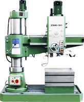 Machine de perçage radial verticale électrique à colonne métallique, haute précision, facile à utiliser, pour l'industrie, avec moteur et boîte de vitesses