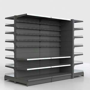 כבד החובה סופרמרקט מכולת מתכת מדף סופרמרקט תצוגת מדפי מדפי חנות קמעונאית - Product Image 1