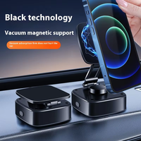 Support de téléphone portable universel stable en verre à adsorption par le vide, support de téléphone portable pliable à ventouse, support magnétique pour voiture