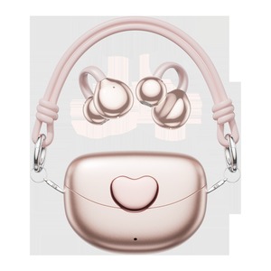 Audífonos Intrauditivos de Moda con Diseño de Corazón y Estuche Tipo Bolsa para 5.4 ENC con Cancelación de Ruido, Regalo Perfecto para su Cumpleaños o San Valentín - Product Image 4