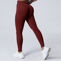 Leggings Deportivos de Cintura Baja para Mujer, Transpirables, Ligeros, de Nailon, Sin Costuras, con Efecto Levanta Glúteos, con Logotipo
