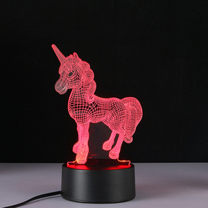 Lampe de table LED <span class=keywords><strong>3D</strong></span> à illusion optique <span class=keywords><strong>Marvel</strong></span> personnalisée en acrylique, rechargeable, 7 couleurs, pour décoration intelligente de la maison - Product Image 4