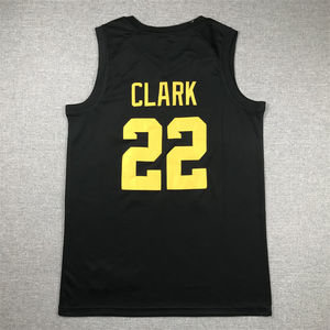 2025 Nieuwe Mannen Volwassenen # 22 Caitlin Clark geborduurde zomer ademende hoogwaardige sport basketbaltrui - Product Image 2