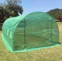 Serre tunnel robuste à conception extra large avec 12 fenêtres de ventilation – Kit complet de serre agricole en gros