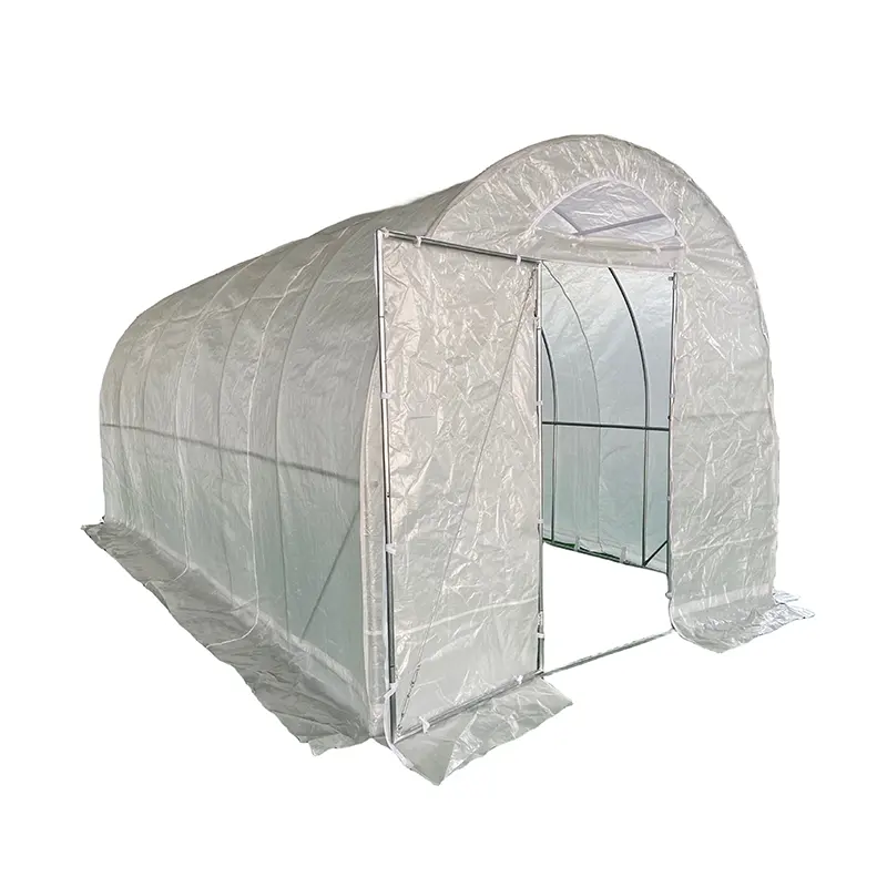 Grande giardino esterno polytunnel grande crescere a piedi in tenda serre portatili