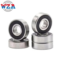 Roulement à billes 6300RS 10x35x11mm, joint en caoutchouc métrique, acier P0, lubrification par graisse de précision, 18000 tr/min, moteurs industriels