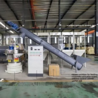 Granulateur vertical centrifuge à matrice annulaire CE pour sciure de bois, branches, bois rond, bambou et déchets de combustibles