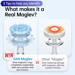 <span class=keywords><strong>GAN</strong></span> <span class=keywords><strong>356</strong></span> Suspensión magnética 3x3x3UV No adhesivo Magnético Profesional Competencia <span class=keywords><strong>Cubo</strong></span> Juguete inquieto - Product Image 3