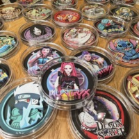 Magnet Kulkas 3D Custom Berbentuk Kotak Bayangan, Karya Seni Kertas, Koleksi Anime Makhluk Bajak Laut, Kualitas Tinggi, Kemasan Blister, Dekorasi Rumah