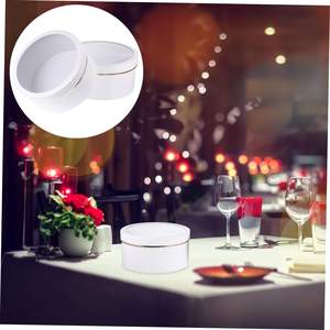 Custom Handmade White Round Cardboard Paper <strong>Box</strong> With Lid and Window <strong>for</strong> Durable Item Packaging and Displaying - Product Image 6