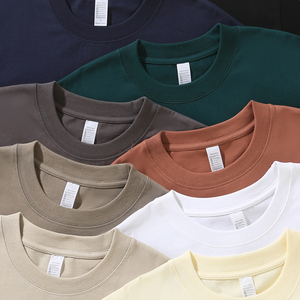 T-shirts Homme Vintage Personnalisés 100% Coton Écologiques Anti-rétrécissement Respirants 260g avec Logo Imprimé sur le Devant Blanc <span class=keywords><strong>Noir</strong></span> – Vente en Gros - Product Image 4