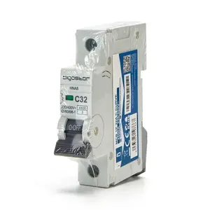 Disyuntor automático miniatura 1P 32A curva C, gris - Protección de circuitos eléctricos, uso en instalaciones domésticas y comerciales - Product Image 2