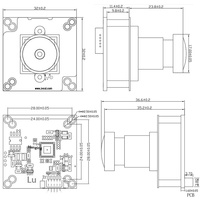 Módulo de Cámara USB de Seguridad con Visión Nocturna Starlight de 2MP 1080P, Amplio Rango Dinámico en Baja Luz, Monitoreo de Video y Foto