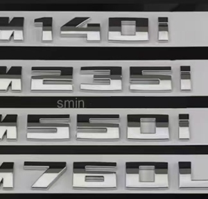 Emblème de coffre M135i M140i M235i M240i M340i M530i M540i M550i <span class=keywords><strong>M550d</strong></span> M730Li M740Li M750Li M750Li M760Li V12 ABS pour <span class=keywords><strong>BMW</strong></span> - Product Image 2