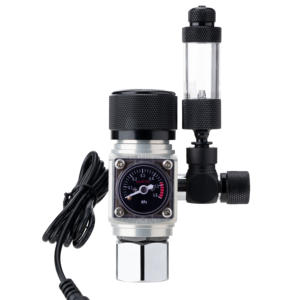 RP25 OEM/ODM <span class=keywords><strong>CO2</strong></span> Regülatörü, Solenoid Valfli DC12V Alüminyum, Akvaryum ve Hidroponik Bitkili Tanklar için - Product Image 3