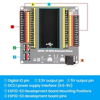 Module d'extension GPIO ESP32-S3 DC5.5*2.1 pour carte de développement ESP32, accessoires électroniques