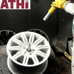 เครื่องพ่นทรายแบบยิงอัตโนมัติ,เครื่องพ่นทรายสำหรับขอบล้อรถยนต์ - Product Image 1