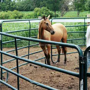 High Quality galvanized square tube sheep cattle fence panels OEM corral panels for pasture