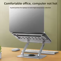 Support portable en aluminium pour tablette PC, support de bureau en acier avec refroidissement, dissipateur de chaleur, moule privé, accessoire de table