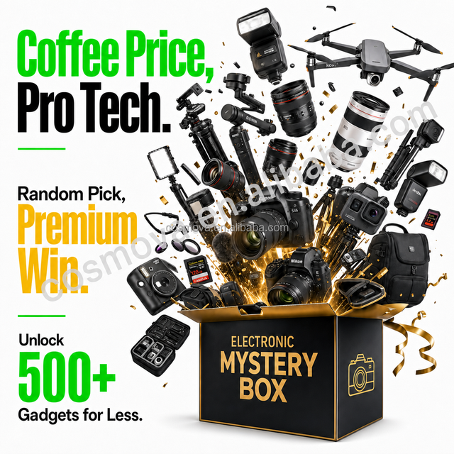 High Tech Electronics Surprise Box Random 1-3pcs Tablet Speaker Drone VR Headset Phone High Quality Electronics Mystery Box
