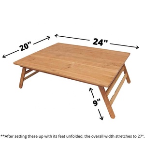 Ngoài Trời Có Thể Gập Lại Tre Cắm Trại Bàn Bếp Đặt Ngoài Trời Bàn Cho Bữa Tiệc - Product Image 2