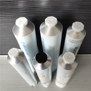 वैश्विक Makeups अनुकूलित बंधनेवाला खाली ट्यूब मैट सफेद सादा मुद्रण एल्यूमीनियम ट्यूब 55ml 65ml 75ml 80ml - Product Image 6