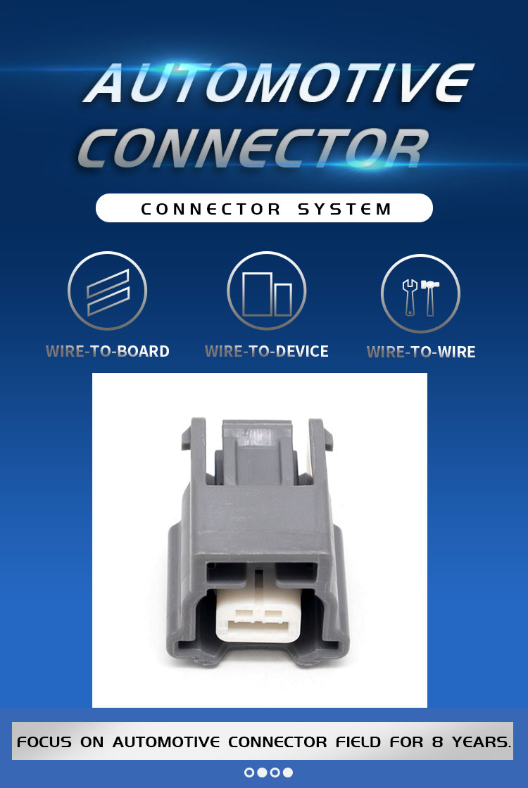 7283-9393-10 PBT Female Waterproof 2 Pin YAZAKI Connector