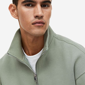 Jersey de logotipo de impresión personalizado DIY de alta calidad talla americana 100% poliéster sudadera Lisa para hombre - Product Image 5