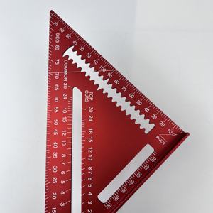 Endüstriyel DIY sınıf alüminyum alaşım sağ açı şablon iletki ağaç İşleme üçgen cetvel hız el aletleri OEM/ODM - Product Image 4