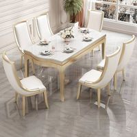 Table à manger en bois de luxe léger, style européen et américain, faite à la main, rotative, moderne, extensible, double usage, pour la maison et l'atelier