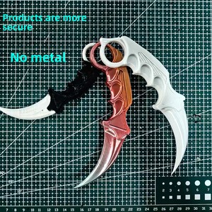 <span class=keywords><strong>3D</strong></span> in ấn <span class=keywords><strong>CSGO</strong></span>/CS2 Claw dao vật lý mô hình trò chơi vũ khí mát mẻ cho đồ chơi trẻ em trông phong cách - Product Image 6