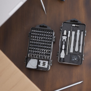 ชุดไขควงอเนกประสงค์ 115 ชิ้น หัวฟิลลิปส์ แม่เหล็กเคลือบนิกเกิล ด้ามจับกันลื่น ชุดเครื่องมือซ่อมแซม DIY - Product Image 3