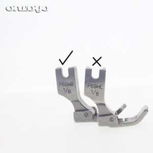 Máquina de coser industrial con bisagras para tubería derecha Welting Cording Prensatelas P69RH <span class=keywords><strong>Importan</strong></span> Elija el tamaño que desee - Product Image 3