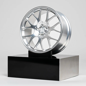 Jantes en alliage forgé style CH-R 19 20 21 22 pouces B+B+<span class=keywords><strong>S</strong></span>, à rayons en Y, argentées, 5x120 pour Audi RS6 RS7 VW Golf GTI Porsche - Product Image 5