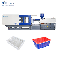 Machine de transition d'état flexible Haituo 300 tonnes, machine de fabrication de boîtes en plastique pour fruits et légumes, machine de moulage par injection plastique