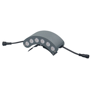 Đèn sân vườn ngoài trời 6W DC24V đổi màu, chống nước IP65, đèn cây phát sáng hai bên, đèn cột vòng tròn - Product Image 6