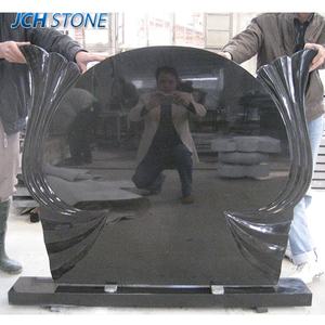 Заводская цена абсолютный черный гранитный надгробный камень памятник в русском европейском стиле надгробный камень - Product Image 1