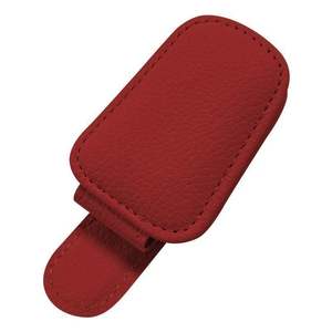 Accessoires de <span class=keywords><strong>voiture</strong></span> Pare-soleil magnétique Clip pour lunettes de soleil Étui à lunettes en cuir Porte-lunettes avec ticket Carte Kits d'intérieur - Product Image 5