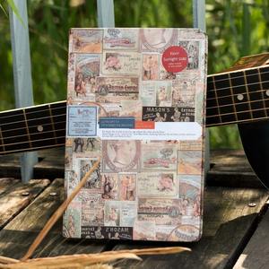 สมุดโน้ตปกแข็งสไตล์ยุโรปย้อนยุค ขนาด A5 หลายสี เย็บด้าย พิมพ์ UV 100 แผ่น ดีไซน์สร้างสรรค์ สวยงาม - Product Image 3