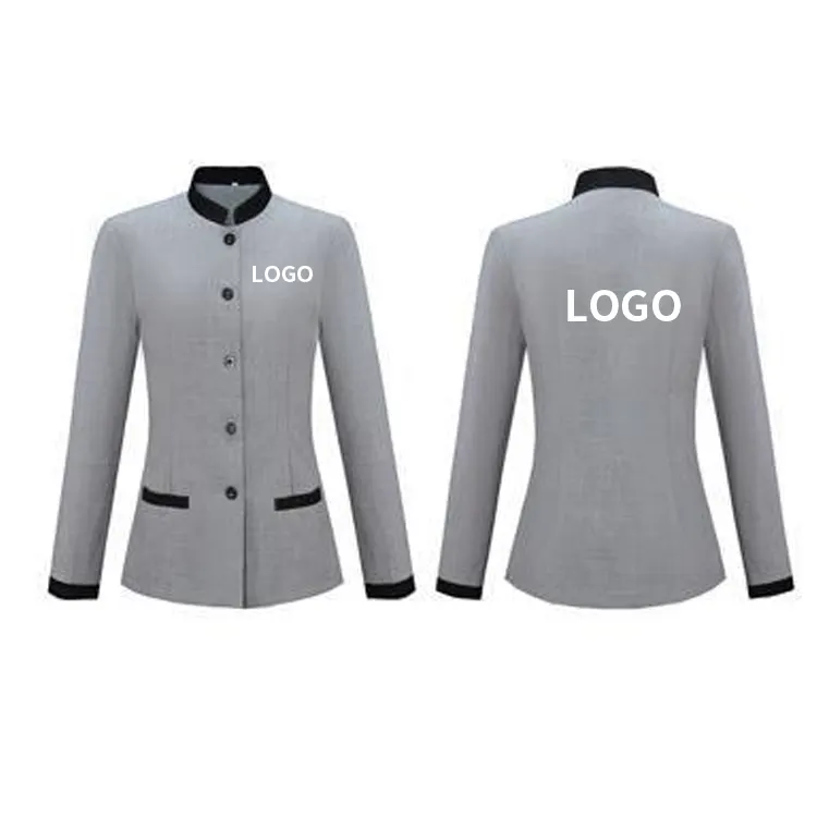 Индивидуальная униформа для персонала отеля, одежда для уборки с логотипом горничной, униформа для уборщика