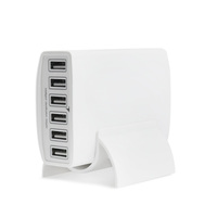 Adaptateur de voyage USB 6USB, 60W, grande vitesse, multi-chargeur, livraison gratuite