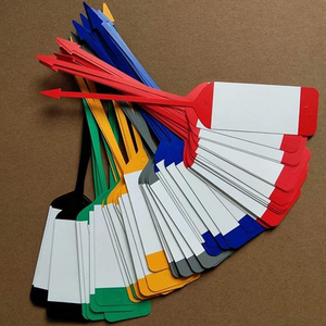 Etiquetas de gestión de activos para automóviles - Sello de seguridad de plástico amarillo con modelo, color y número de matrícula/stock, etiquetas desechables antimanipulación para - Product Image 1
